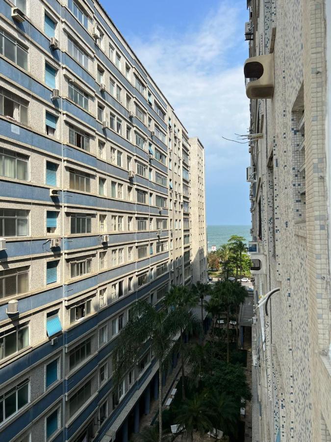 Lindo Apartamento Em Frente A Praia - Santos Apartment Bagian luar foto